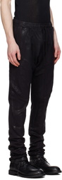 Julius Black Coated Sweatpants