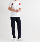 ALEXANDER MCQUEEN - Harness Cotton-Piqué Polo Shirt - White