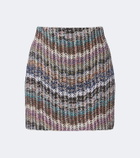 Missoni Knitted lamé miniskirt