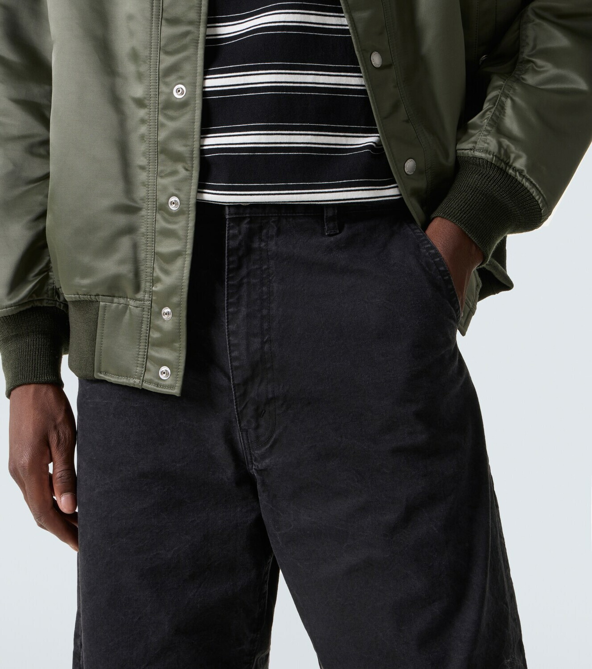 Comme des Garçons Homme Mid-rise barrel-leg jeans