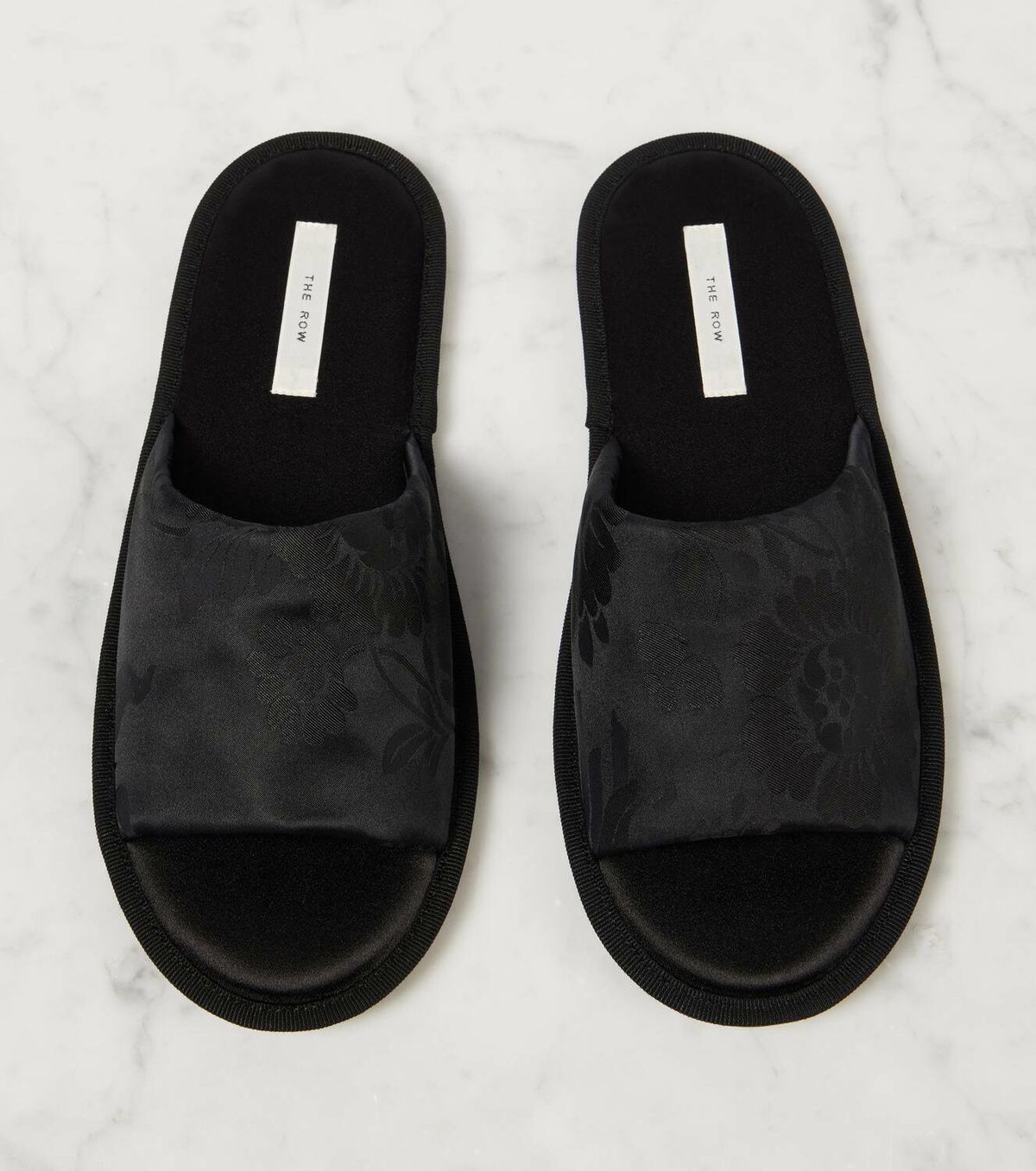 The Row Frances jacquard slippers The Row