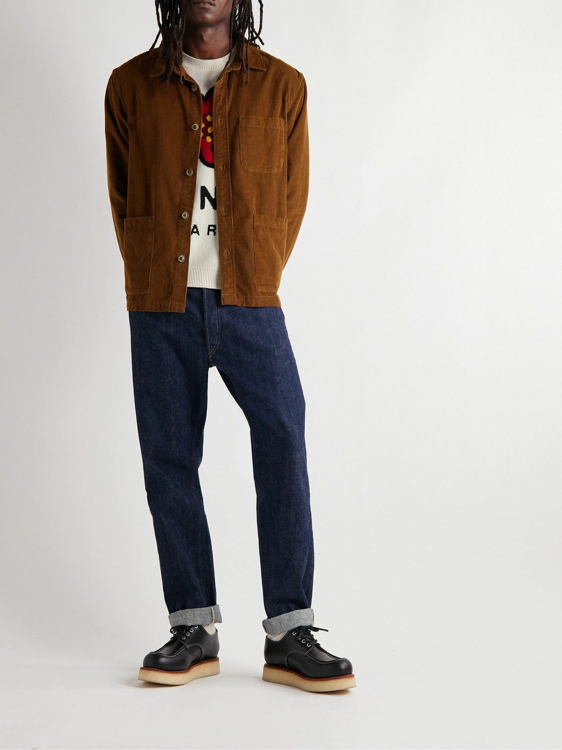 Corridor - Cotton-Corduroy Overshirt - Brown Corridor