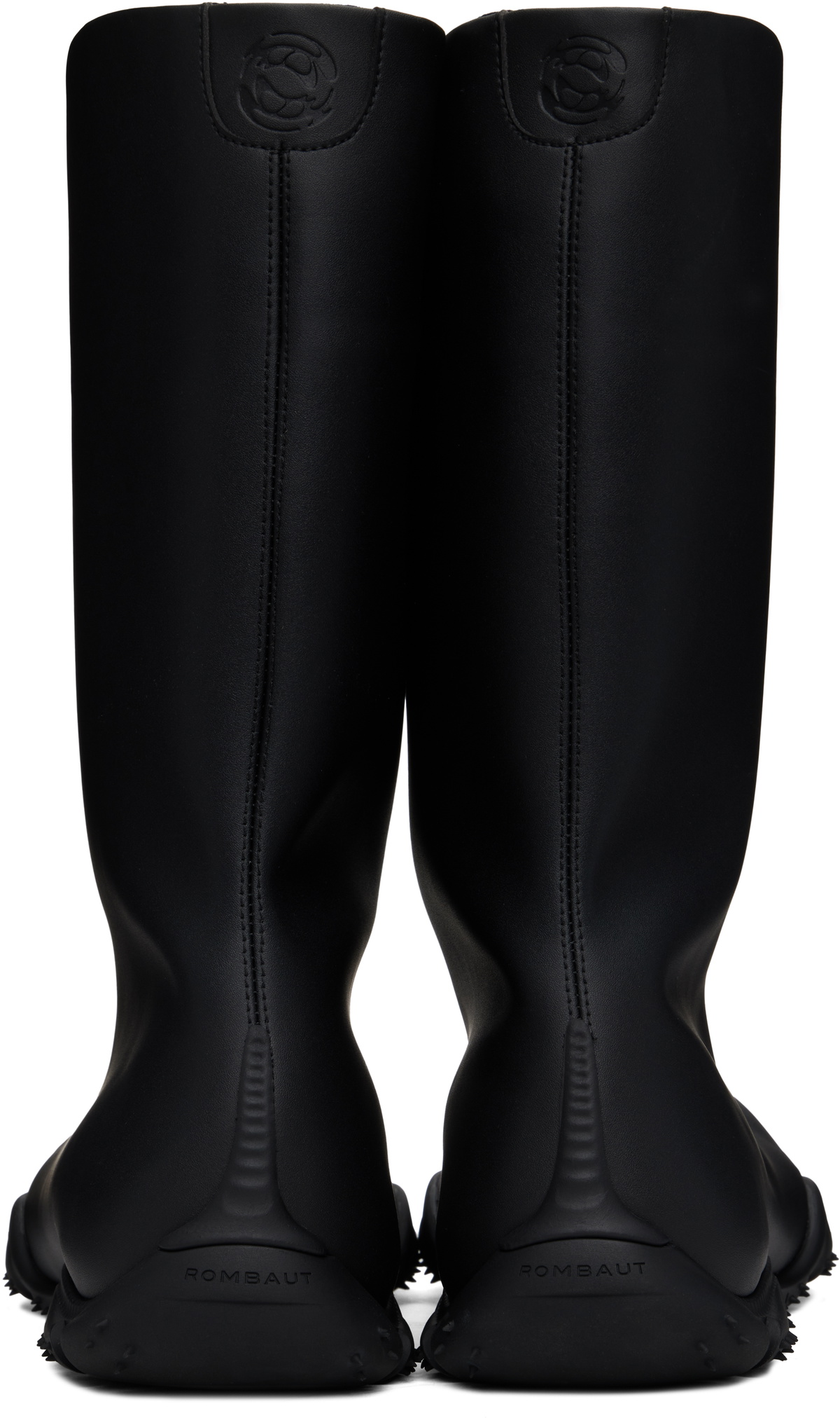 【関税込み】Rombaut ブラック High Tide ブーツ Rombaut Black High Tide Boots Rombaut