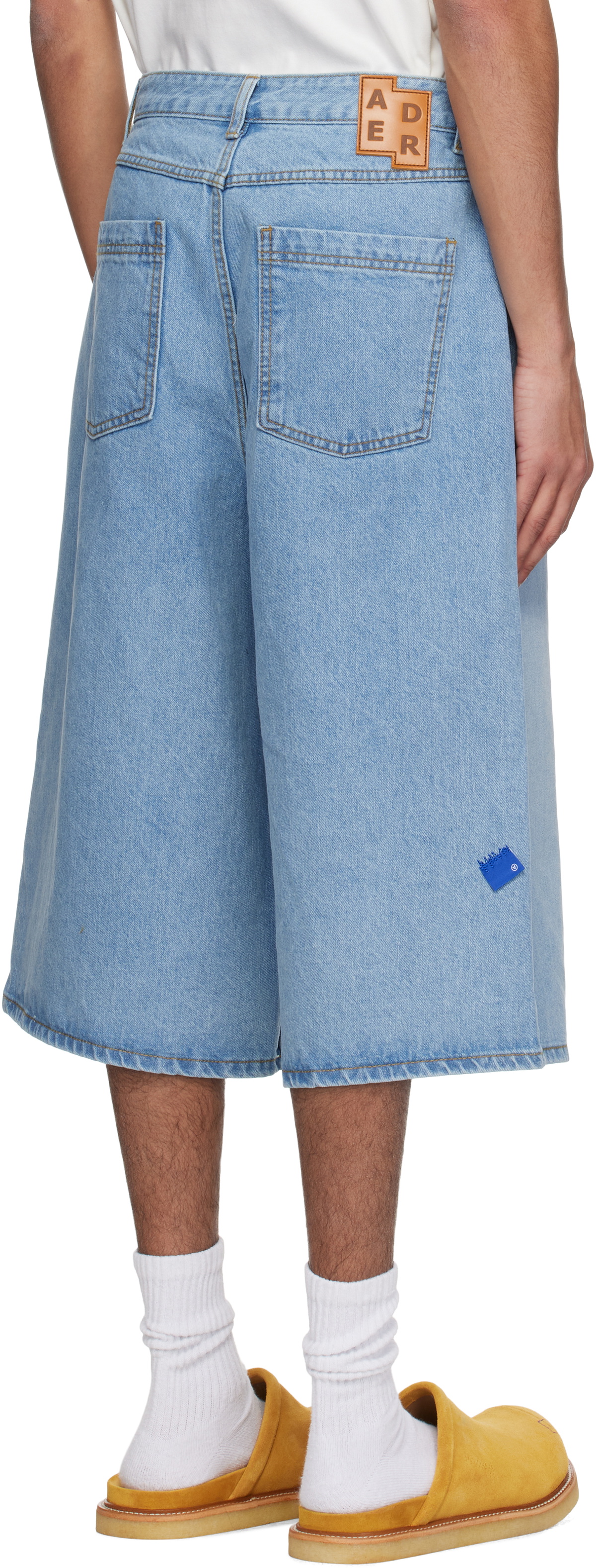 ADER error Blue Significant TRS Tag 01 Denim Shorts