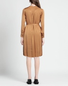 Skills & Genes Womens Midi dress Camel