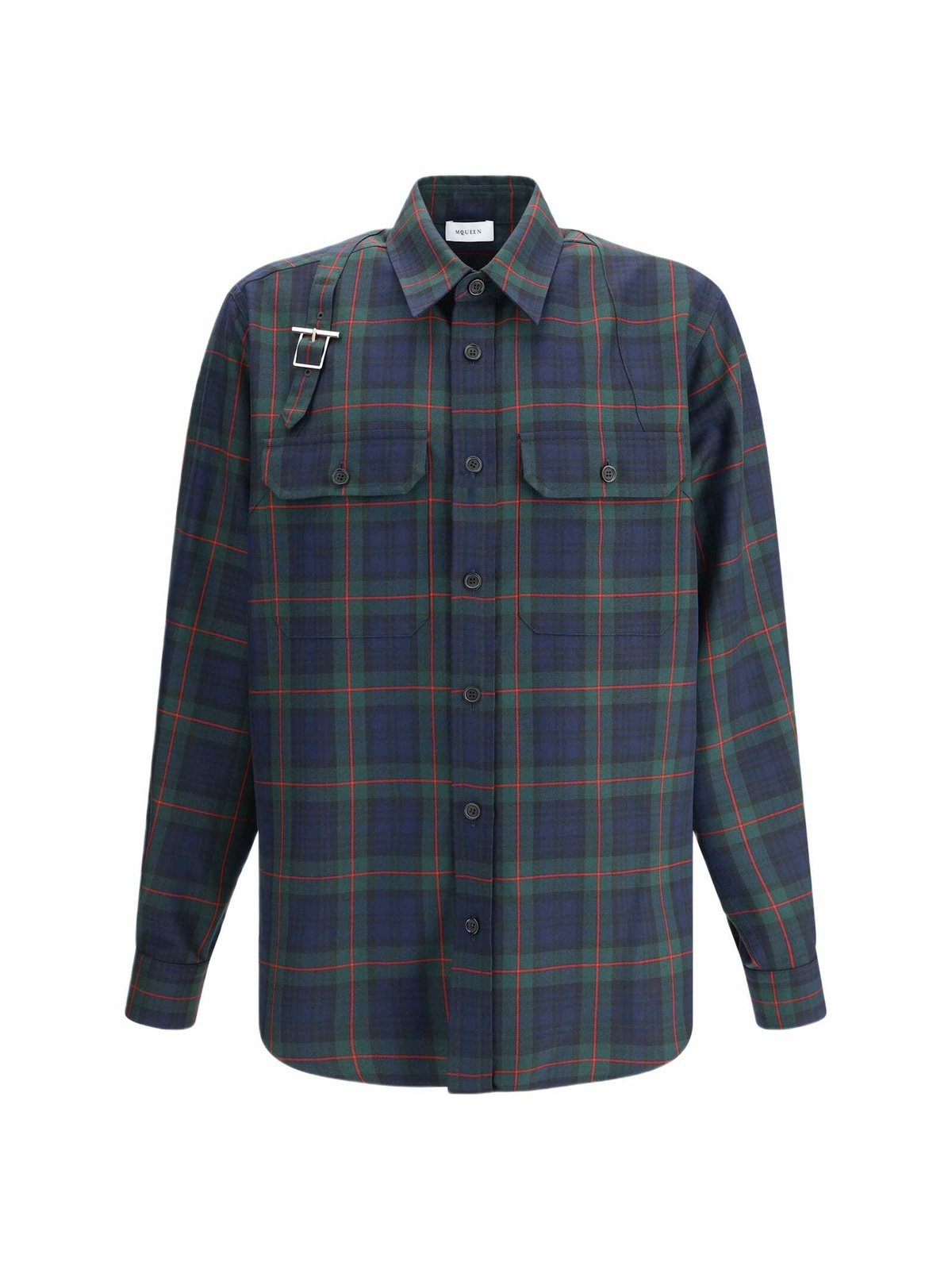 Alexander McQueen Twin Needle Harness Shirt Alexander McQueen