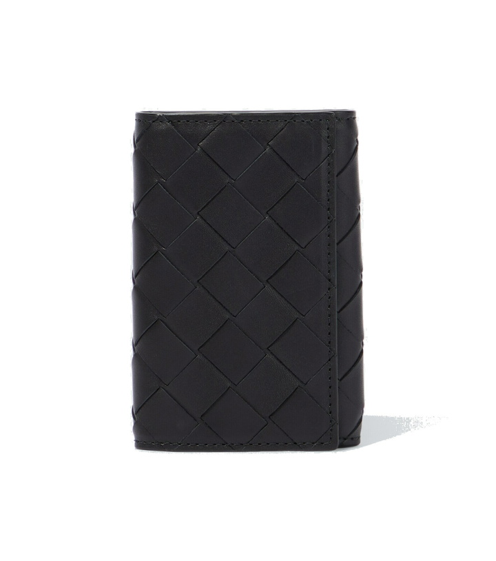 Photo: Bottega Veneta - Intrecciato bifold leather wallet