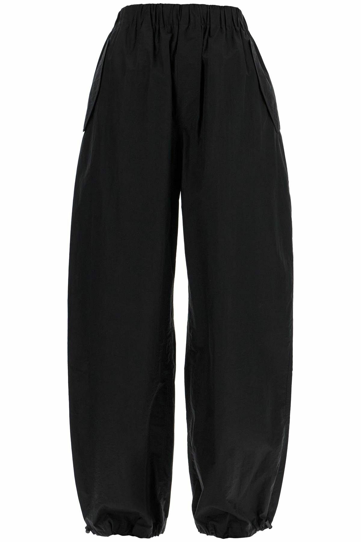 Roxane Balloon Poplin Pants - Black