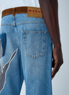 Marni Jeans With Velvet Belt