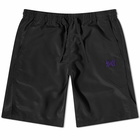 Needles Men's Logo Basketball Short in Black