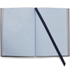 Smythson - Champion Soho Cross-Grain Leather Notebook - Blue