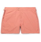 TOM FORD - Slim-Fit Mid-Length Swim Shorts - Orange