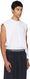 Alexander Wang White Muscle Tank Top