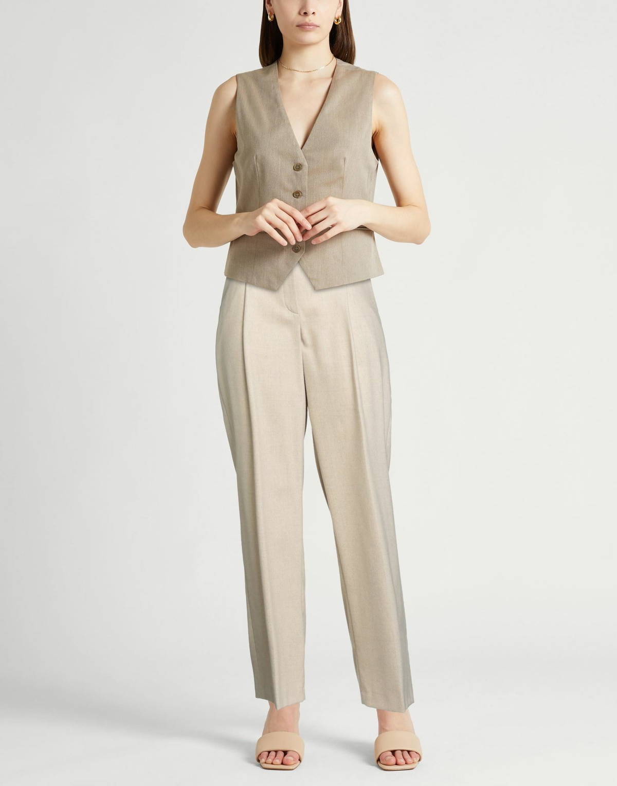 Loulou Studio Womens Pants in Beige