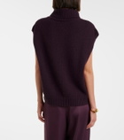 Jardin des Orangers Turtleneck wool and cashmere sweater vest