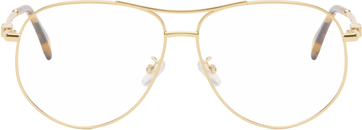 Fendi Gold Fendigraphy Glasses