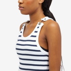 Jean Paul Gaultier Women's Vest Top in White/Navy
