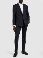 DOLCE & GABBANA - Double Breasted Stretch Wool Suit