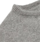Secondskin - Brushed-Cashmere Sweatshirt - Gray