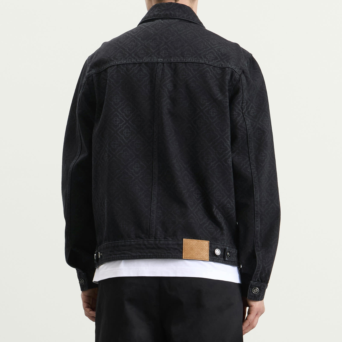 Casablanca Men's Monogram Jacket in Black