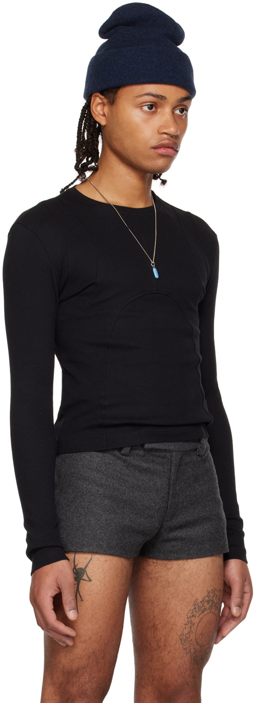 K.NGSLEY Black Dani Long Sleeve T-Shirt