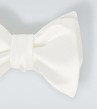 Brunello Cucinelli Cotton and silk satin bow tie