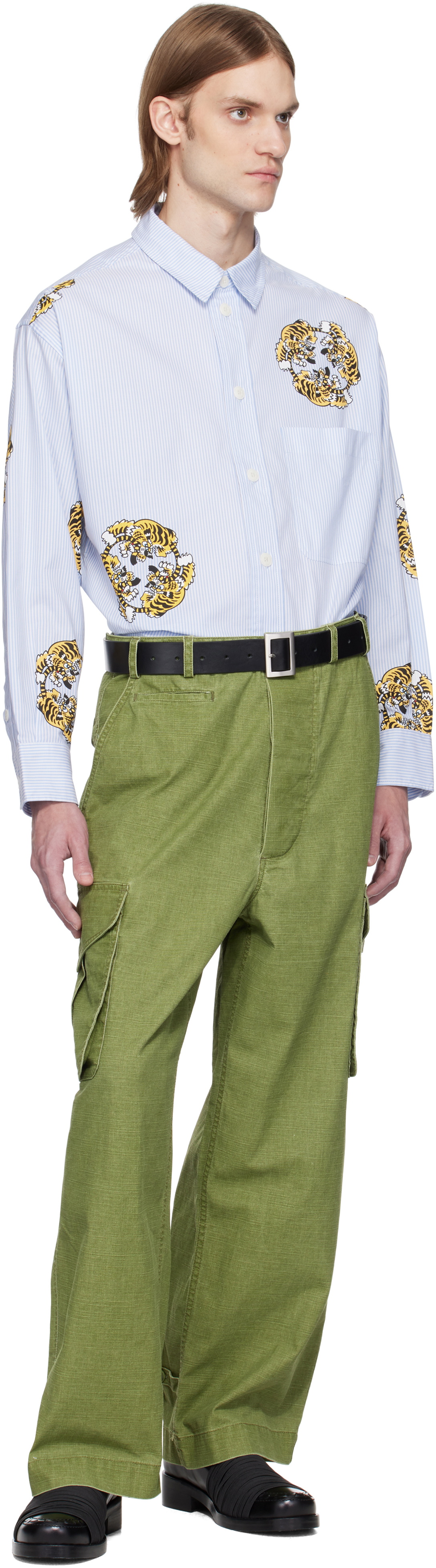 Kenzo Shirt Allover Blue
