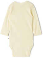 Molo Baby Off-White & Multicolor Foss Bodysuit Two-Pack