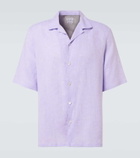 Brunello Cucinelli Linen bowling shirt