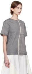 Eckhaus Latta Gray Lapped T-shirt
