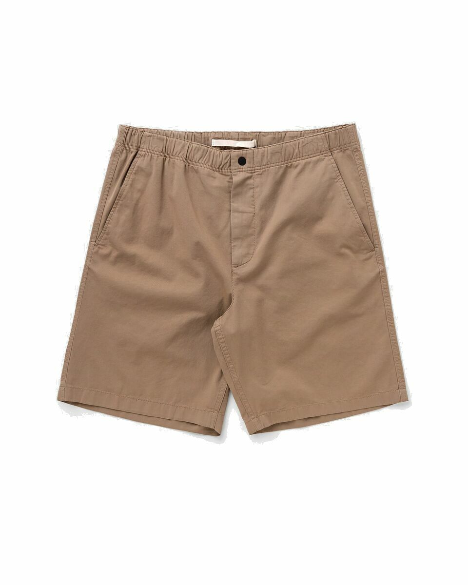 Photo: Norse Projects Ezra Light Twill Shorts Brown - Mens - Casual Shorts