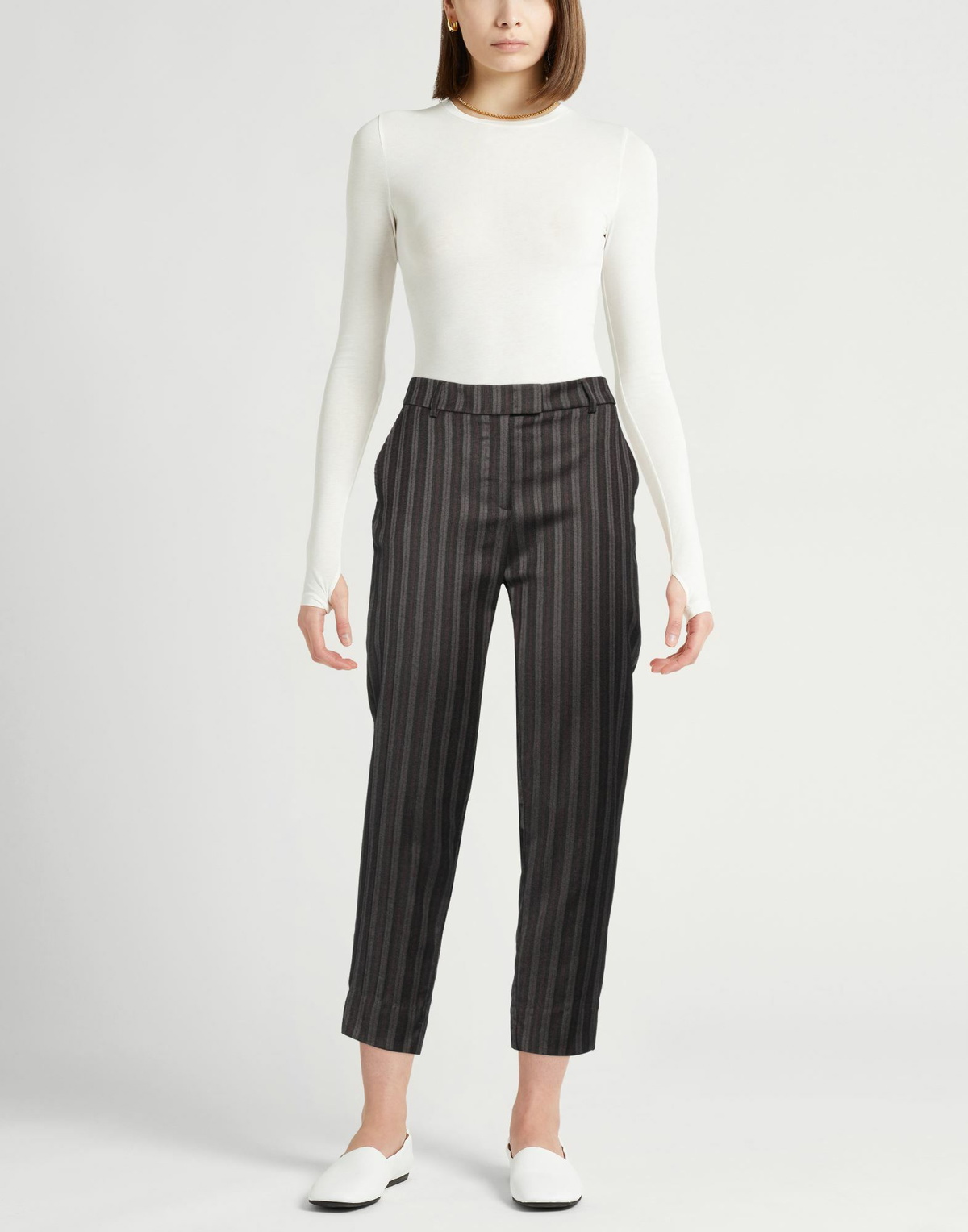 Peserico Womens Pants Dark in Brown