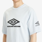 Boiler Room Men's x Umbro Washed T-Shirt in White