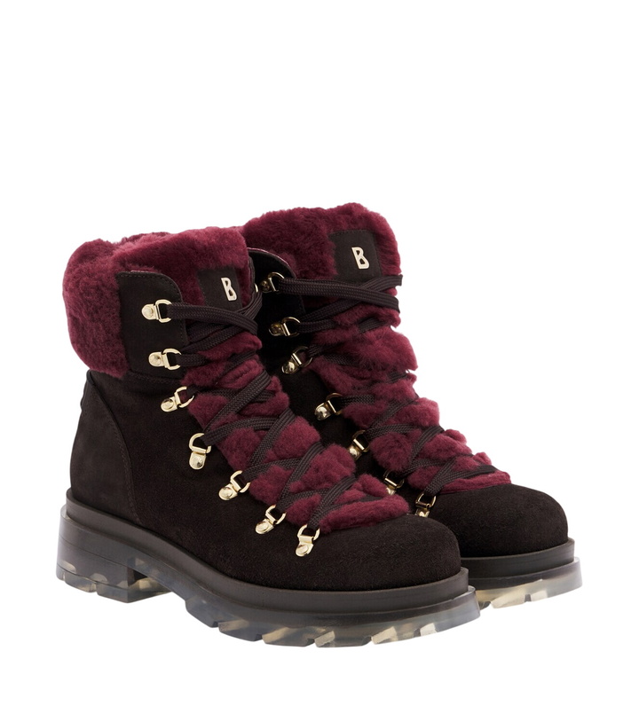 Photo: Bogner Swansea shearling-trimmed suede snow boots