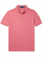 Polo Ralph Lauren - Logo-Embroidered Cotton-Jersey Polo-Shirt - Red