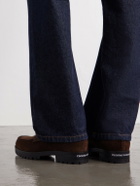 Christian Louboutin - Cavavin Suede Loafers - Brown