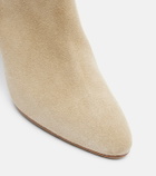 Manolo Blahnik Calasso 90 draped suede ankle boots
