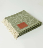 Loewe Anagram wool-blend blanket