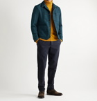 Barena - Herringbone Virgin Wool-Blend Shirt Jacket - Blue