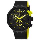 Swatch Checkpoint Yellow Chronograph Quartz Unisex Watch SB02B403