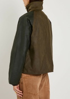 Barbour Arlene Waxed Cotton Jacket Dark Green