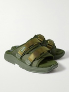 Suicoke - Webbing-Trimmed Canvas Sandals - Green