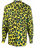 VERSACE - Leopard Print Silk Shirt