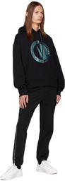 Versace Jeans Couture Black V-Emblem Hoodie