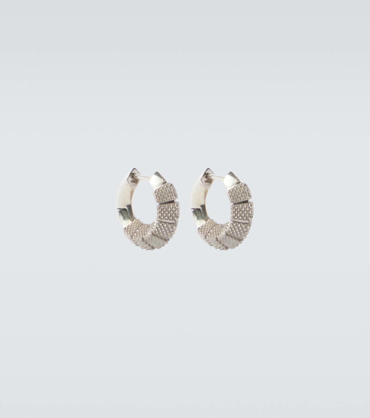 Bottega Veneta Sterling silver hoop earrings