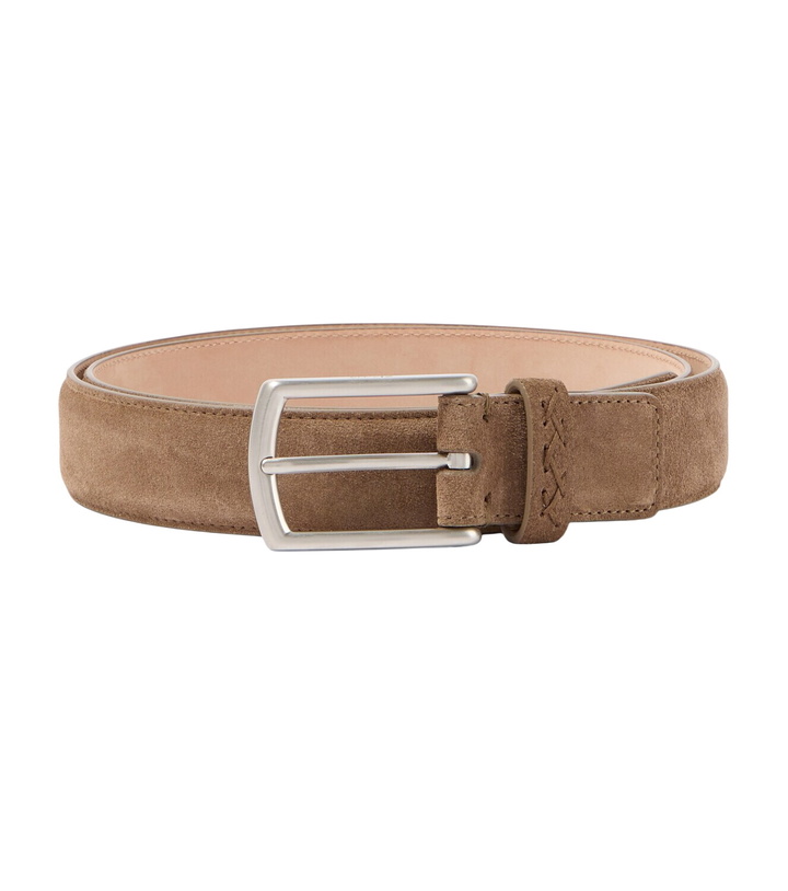 Photo: Zegna Triple Stitch suede belt