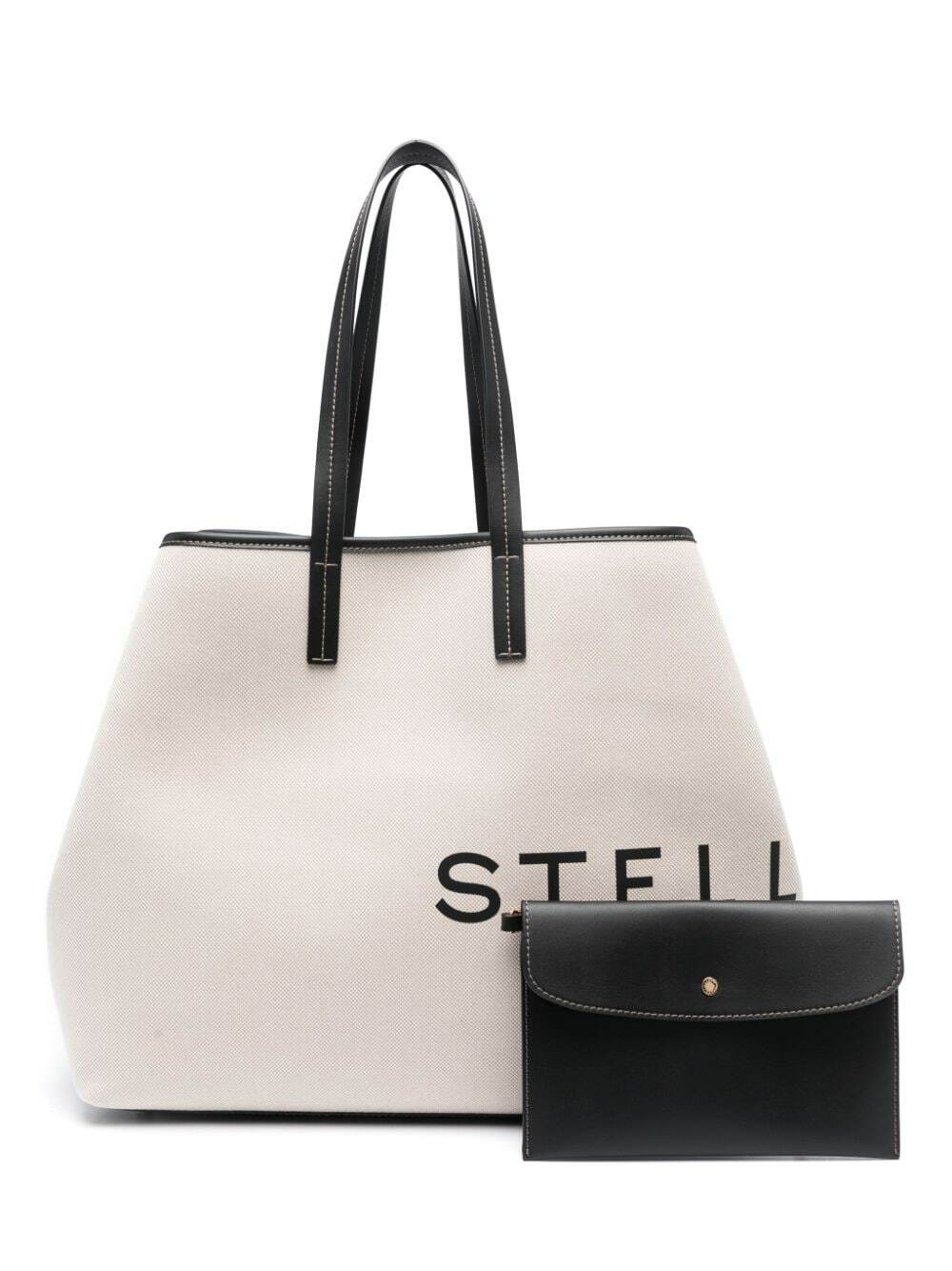 Stella McCartney Stella McCartney Logo canvas tote bag
