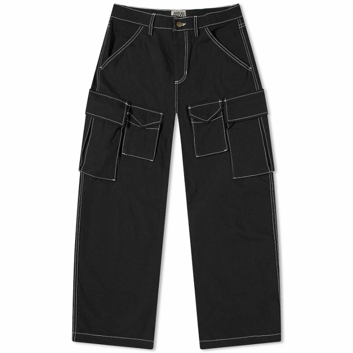Photo: Bricks & Wood Men's FB Cargo Pants in Black
