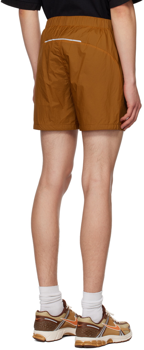 Saul Nash Orange Pleated Shorts