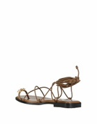 Nodaleto Womens Thong sandal Light brown